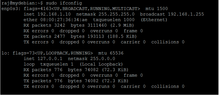 Debian настройка сети ipv6